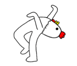 Chicken human sticker part 2 sticker #14177885