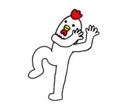 Chicken human sticker part 2 sticker #14177889