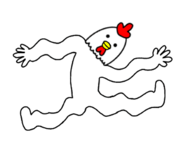 Chicken human sticker part 2 sticker #14177893