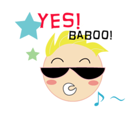 Girl with blue eyes & friends sticker #14180213