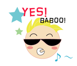 Girl with blue eyes & friends sticker #14180213