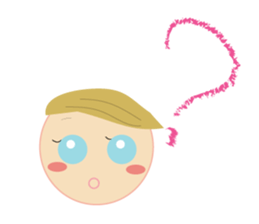 Girl with blue eyes & friends sticker #14180217