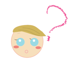 Girl with blue eyes & friends sticker #14180217