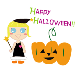 Girl with blue eyes & friends sticker #14180241