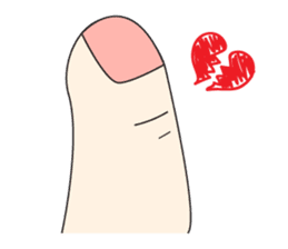 Thumb face sticker #14180556