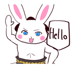 [SUMO WRESTLER?] Rabbit RAIDEN 1 sticker #14180582