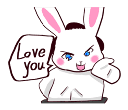 [SUMO WRESTLER?] Rabbit RAIDEN 1 sticker #14180603