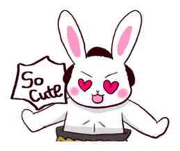 [SUMO WRESTLER?] Rabbit RAIDEN 1 sticker #14180604
