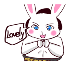 [SUMO WRESTLER?] Rabbit RAIDEN 1 sticker #14180605