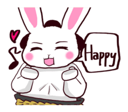 [SUMO WRESTLER?] Rabbit RAIDEN 1 sticker #14180606