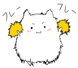 mofumofu kedama san sticker #14180758