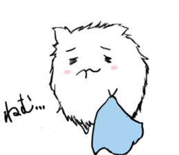 mofumofu kedama san sticker #14180762