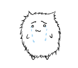 mofumofu kedama san sticker #14180764