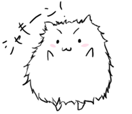 mofumofu kedama san sticker #14180765