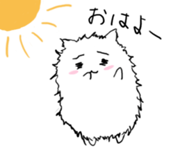 mofumofu kedama san sticker #14180767