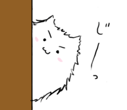 mofumofu kedama san sticker #14180768