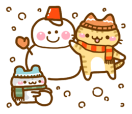 necoco and hamuta winter2017 sticker #14181116