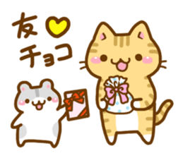 necoco and hamuta winter2017 sticker #14181133