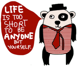 Life is too short : Cute Bear sticker #14181222