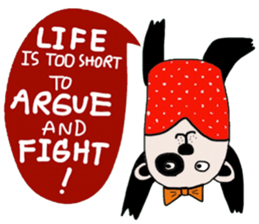 Life is too short : Cute Bear sticker #14181228