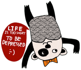 Life is too short : Cute Bear sticker #14181229