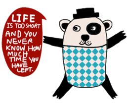 Life is too short : Cute Bear sticker #14181231