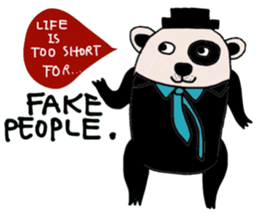 Life is too short : Cute Bear sticker #14181232