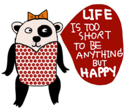Life is too short : Cute Bear sticker #14181233