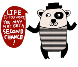 Life is too short : Cute Bear sticker #14181235