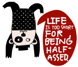 Life is too short : Cute Bear sticker #14181238