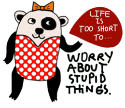 Life is too short : Cute Bear sticker #14181242