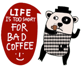 Life is too short : Cute Bear sticker #14181243