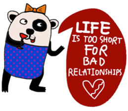 Life is too short : Cute Bear sticker #14181244