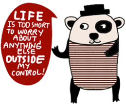 Life is too short : Cute Bear sticker #14181245