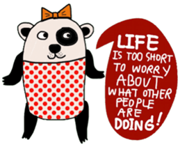 Life is too short : Cute Bear sticker #14181246