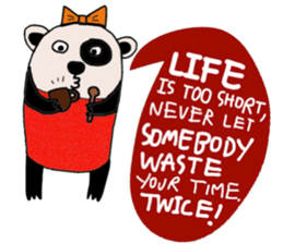 Life is too short : Cute Bear sticker #14181250