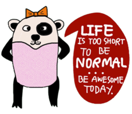 Life is too short : Cute Bear sticker #14181251
