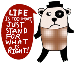 Life is too short : Cute Bear sticker #14181252