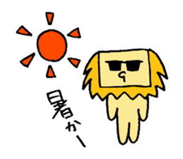 Shimohige Lion sticker #14181808