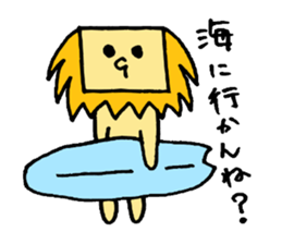 Shimohige Lion sticker #14181812