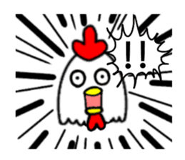 Chicken human sticker #14181862