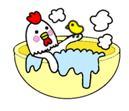 Chicken human sticker #14181871