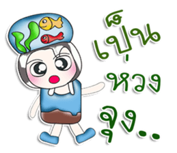 ...Mr. Mama...and fish..^^ sticker #14182079