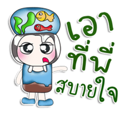 ...Mr. Mama...and fish..^^ sticker #14182082
