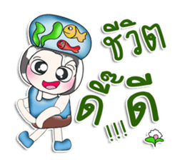 ...Mr. Mama...and fish..^^ sticker #14182083