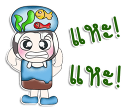 ...Mr. Mama...and fish..^^ sticker #14182084