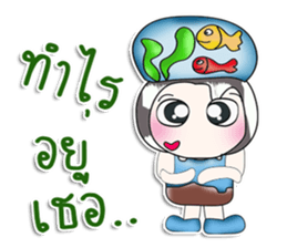 ...Mr. Mama...and fish..^^ sticker #14182103