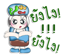 ...Mr. Mama...and fish..^^ sticker #14182107