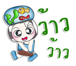 ...Mr. Mama...and fish..^^ sticker #14182111