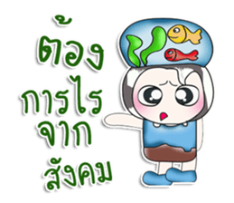 ...Mr. Mama...and fish..^^ sticker #14182113